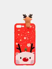 Алый чехол "Happy New Year" 2 для iPhone 6/6s 7/8 Plus XR XS 11 Pro 12 Pro mini