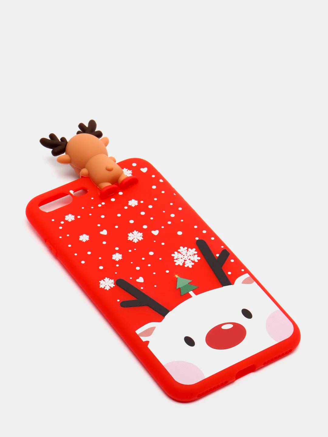 Алый чехол "Happy New Year" 2 для iPhone 6/6s 7/8 Plus XR XS 11 Pro 12 Pro mini