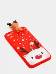 Алый чехол "Happy New Year" 2 для iPhone 6/6s 7/8 Plus XR XS 11 Pro 12 Pro mini