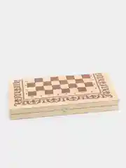 Набор игр 3 в 1: шахматы, шашки, нарды, деревянные, 40 см