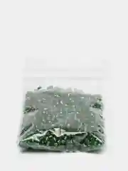 Зеленый бисер Китай 10 грамм