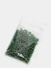 Зеленый бисер Китай 10 грамм