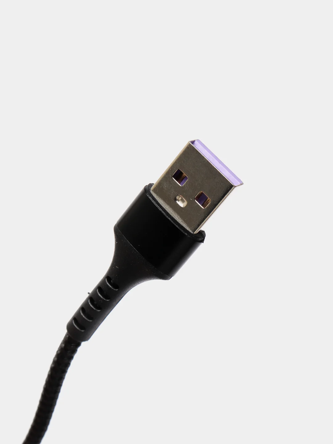 Черный кабель Micro USB, Type-C, Lightning - Iphone (быстрая зарядка андроид) тканевый нейлоновый