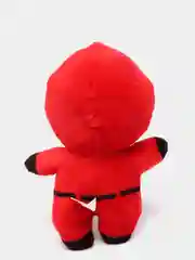 Пурпурный мягкая игрушка охранник "Игра в кальмара" 15 см, с кольцом