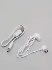 Белый беспроводная Bluetooth-гарнитура