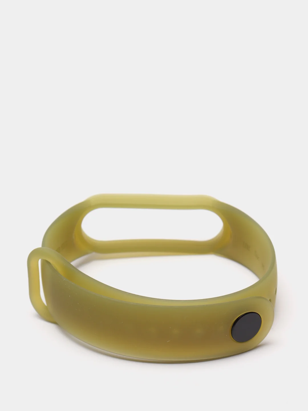 Зеленый ремешок для Xiaomi Mi Band 5 / 6, силиконовый, прозрачный