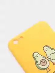 Желтый чехол для iPhone 11 Pro, XR, XS Max, 7+, 8+, 6s+