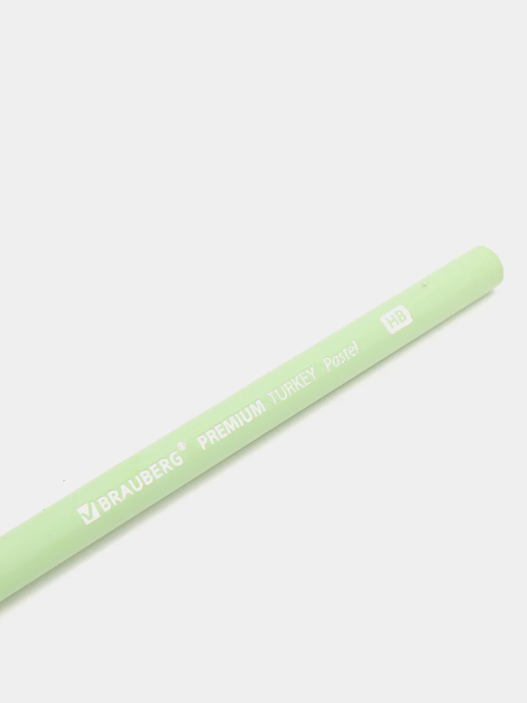 Мятный простой карандаш чернографитный "Pastel Premium"