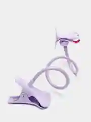 Фиолетовый гибкий держатель для телефона с креплением для стола