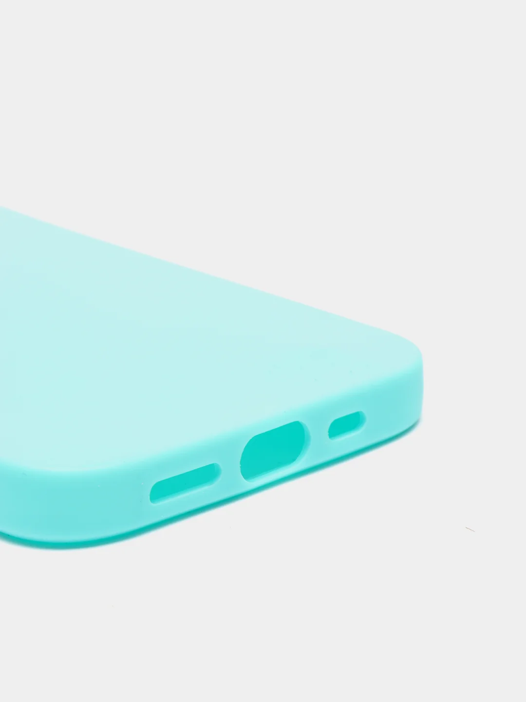 Бирюзовый чехол для iPhone 13, 13 Pro, 13 Pro max, силикон