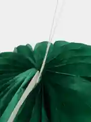 Зеленый бумажные украшения "Шары-соты", для декора