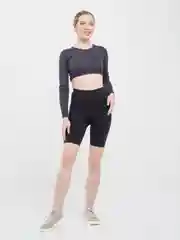 Черный велосипедки женские, спортивные