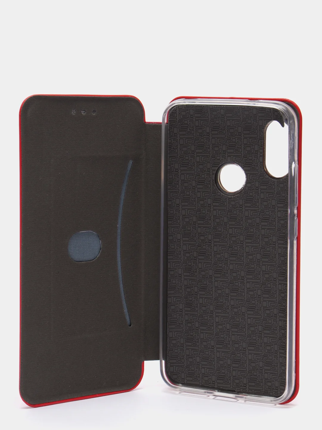 Красный чехол книжка для Xiaomi Redmi 9A/Note8Pro/Note9/Redmi9C/Note5/MiA2/MiA3/MiA2Lite/MiA1