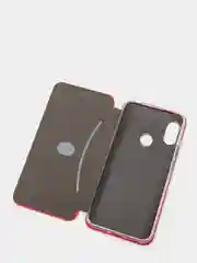 Красный чехол книжка для Xiaomi Redmi 9A/Note8Pro/Note9/Redmi9C/Note5/MiA2/MiA3/MiA2Lite/MiA1