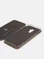 Золотой чехол книжка Samsung J8 2018