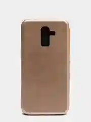 Золотой чехол книжка Samsung J8 2018