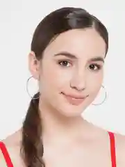 Серый меланж серьги