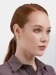 Золотой серьги женские, 3 пары