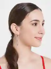 Серый металлик серьги