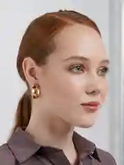 Светло-жёлтый серьги женские