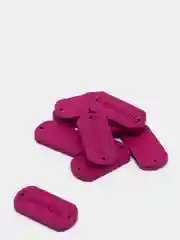 Фиолетовый бирки "Hand made", 10штук