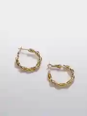 Серый меланж серьги женские