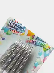 Серебряный свечи
