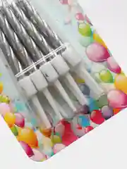 Серебряный свечи