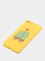 Желтый чехол с кактусом для iPhone  7+, 8+, XS Max
