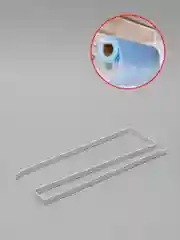 Белый держатель для бумажных полотенец подвесной кухонный /Вешалка для салфеток,фольги,пленки