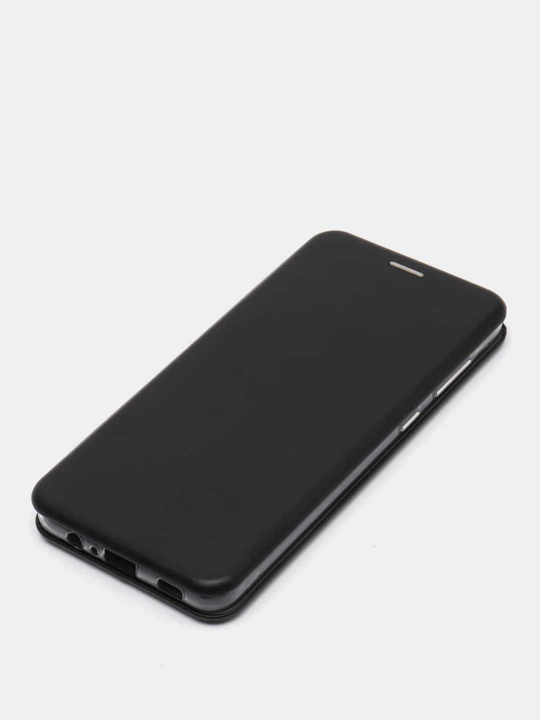 Черный чехол книжка Samsung Galaxy A02, Самсунг Галакси А02
