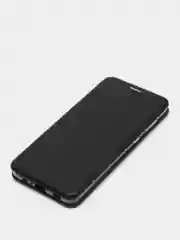 Черный чехол книжка Samsung Galaxy A02, Самсунг Галакси А02