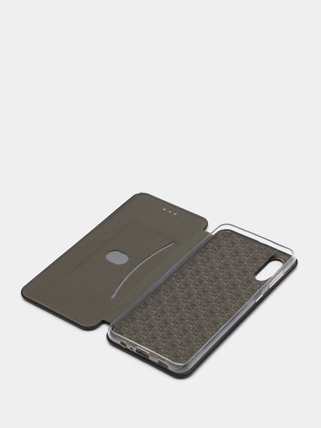 Черный чехол книжка Samsung Galaxy A02, Самсунг Галакси А02