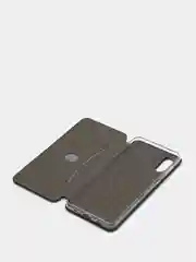 Черный чехол книжка Samsung Galaxy A02, Самсунг Галакси А02