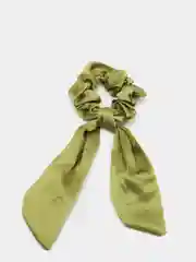 Лайм резинка для волос с лентой