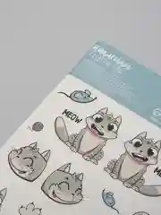 Наклейки-закладки для ежедневника, котики