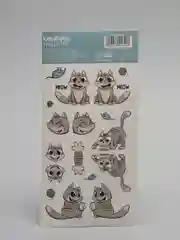 Наклейки-закладки для ежедневника, котики