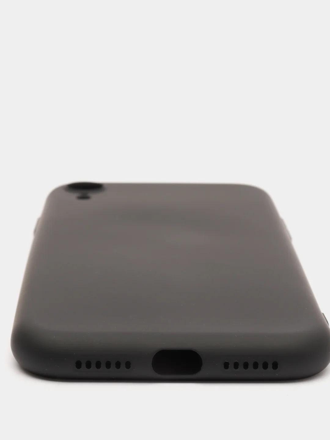 Черный чехол для iPhone 11 / XR / 7 / 8 / SE2 / X / XS / 12 Pro Max, силиконовый
