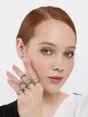 Серебряный набор женских колец на фаланги пальцев, 9 штук