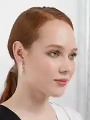 Лимонный серьги женские