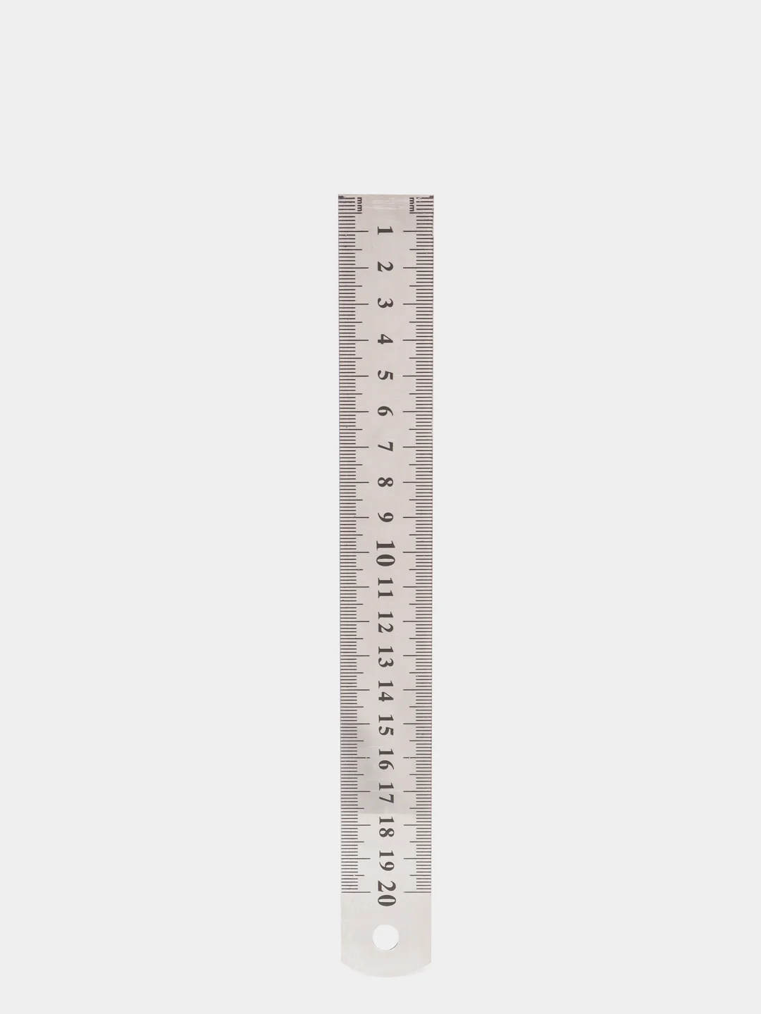 Линейка стальная, 20 см, толщина 0,3 мм (540576)