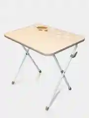 Бежевый стол детский складной
