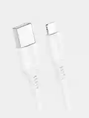 Белый кабель Type-C 3.0A, Lightning 2.4A, Micro USB 2.4A, быстрая зарядка 1 м Borofone BX47, 1 м