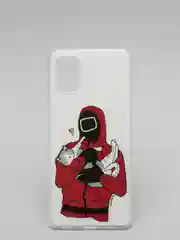 Вишнёвый чехол Samsung Galaxy A51, Самсунг Галакси А51 с рисунком Игра в кальмара
