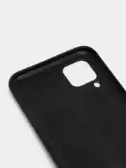 Черный чехол Huawei P40 Lite (Хуавей П40 Лайт) силиконовый, имитация змеиной кожи