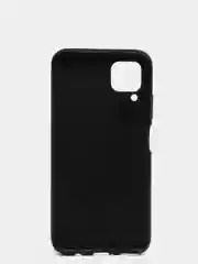 Черный чехол Huawei P40 Lite (Хуавей П40 Лайт) силиконовый, имитация змеиной кожи