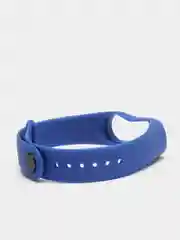 Синий меланж силиконовый ремешок для Xiaomi Mi Band 3, Mi Band 4