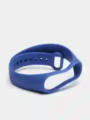 Синий меланж силиконовый ремешок для Xiaomi Mi Band 3, Mi Band 4