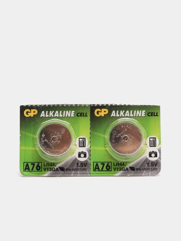 Батарейки для игрушек GP AG13, LR44, L1154, A76, 357, 303, SR44, V13GA, 2 штуки