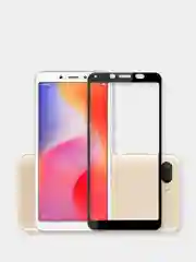 Черный защитное стекло 9D Xiaomi Redmi 6 / 6A, Сяоми Редми 6 / 6А